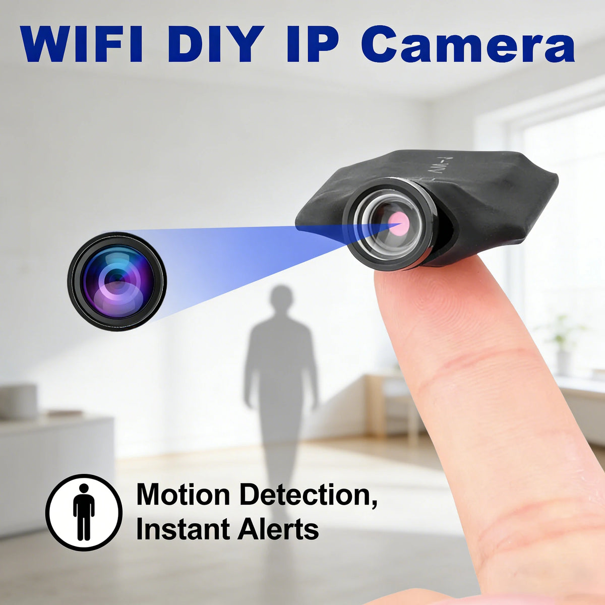كاميرا مراقبة صغيرة DIY – Wi-Fi بدقة 1080P HD