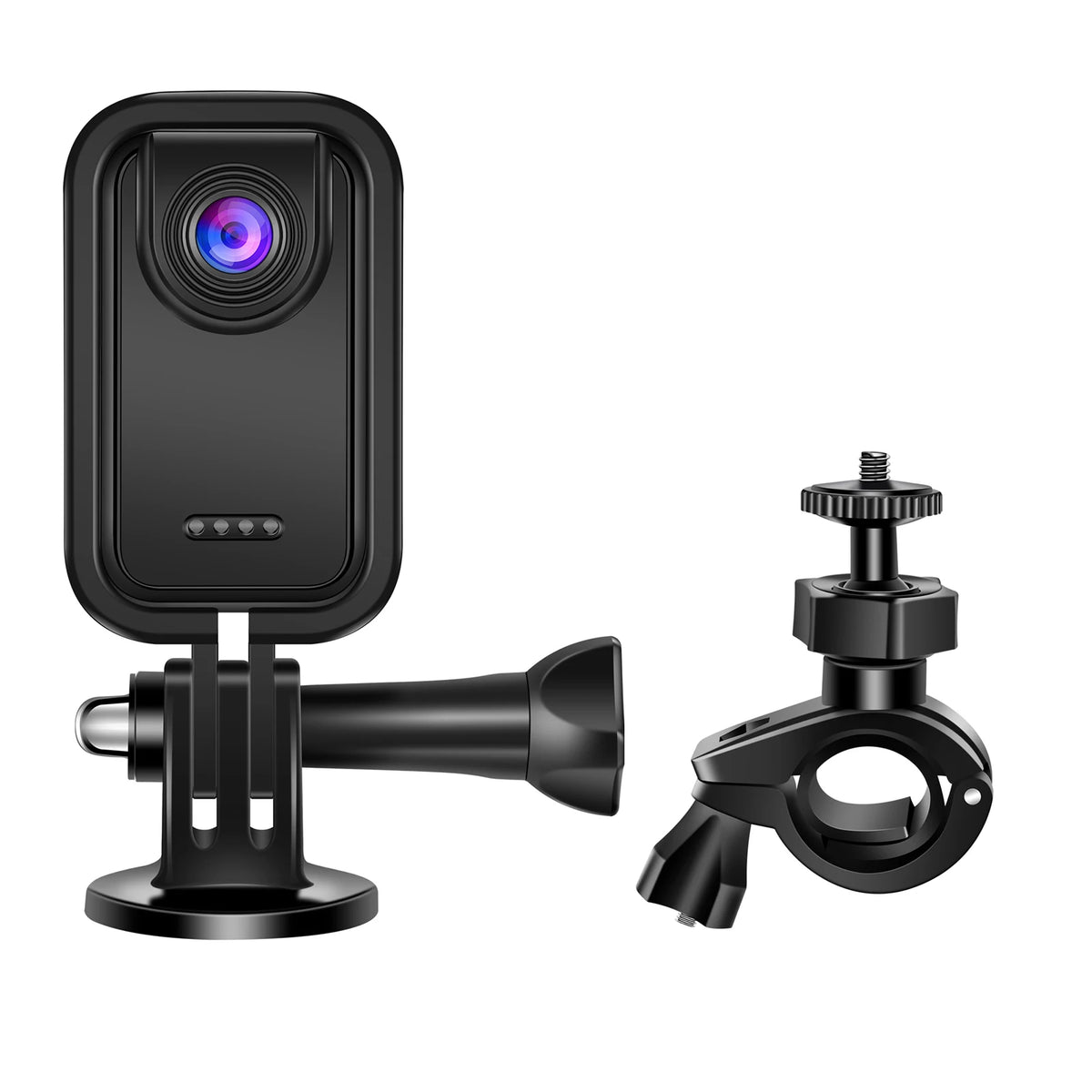 2K Mini Action Camera – كاميرا رياضية محمولة بشاشة قابلة للقلب