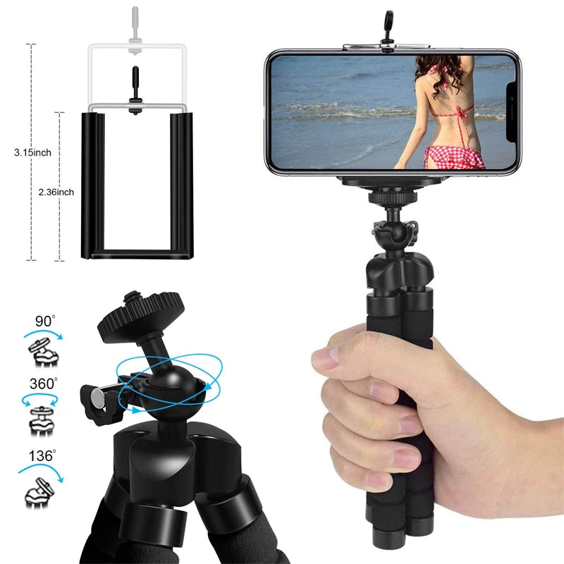 حامل ثلاثي مرن Mini Octopus لـ GoPro