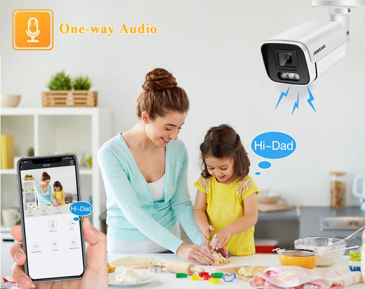 كاميرا مراقبة خارجية IP بدقة 8MP / 4K