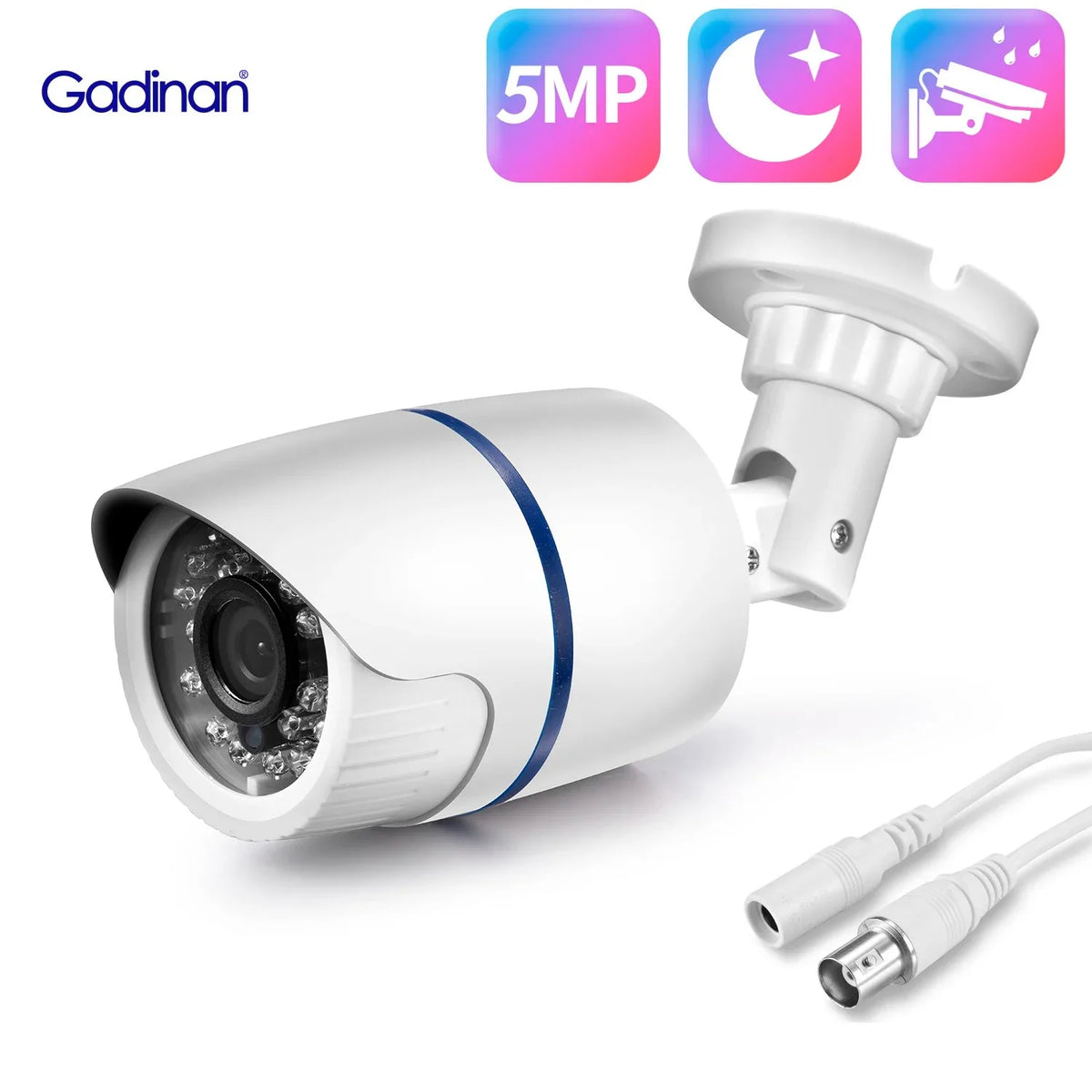 كاميرا مراقبة خارجية Gadinan AHD – 5MP