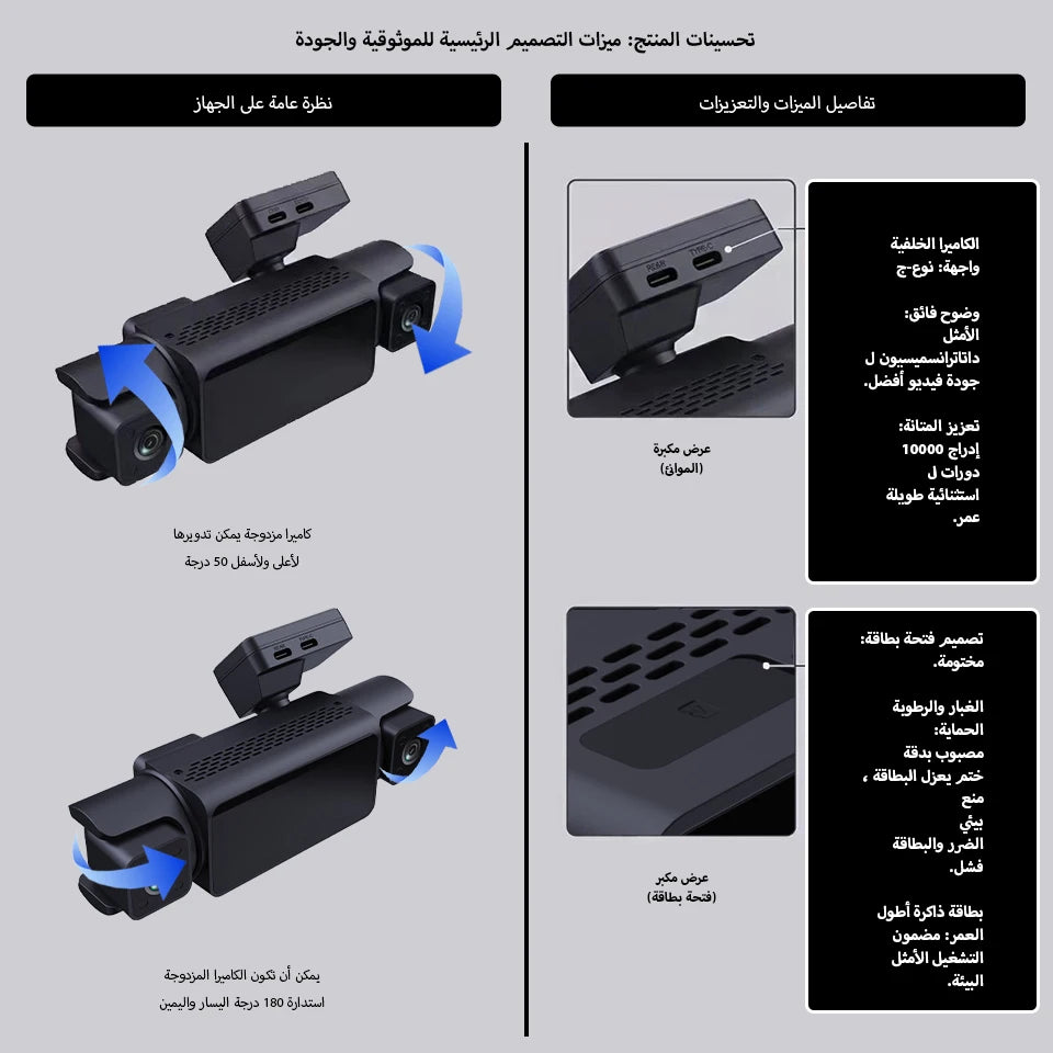 E-ACE – داش كام 4 قنوات بدقة 4K UHD