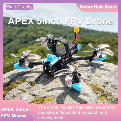 APEX 5″ FPV Drone Frame Kit – هيكل درون سباق من ألياف الكربون
