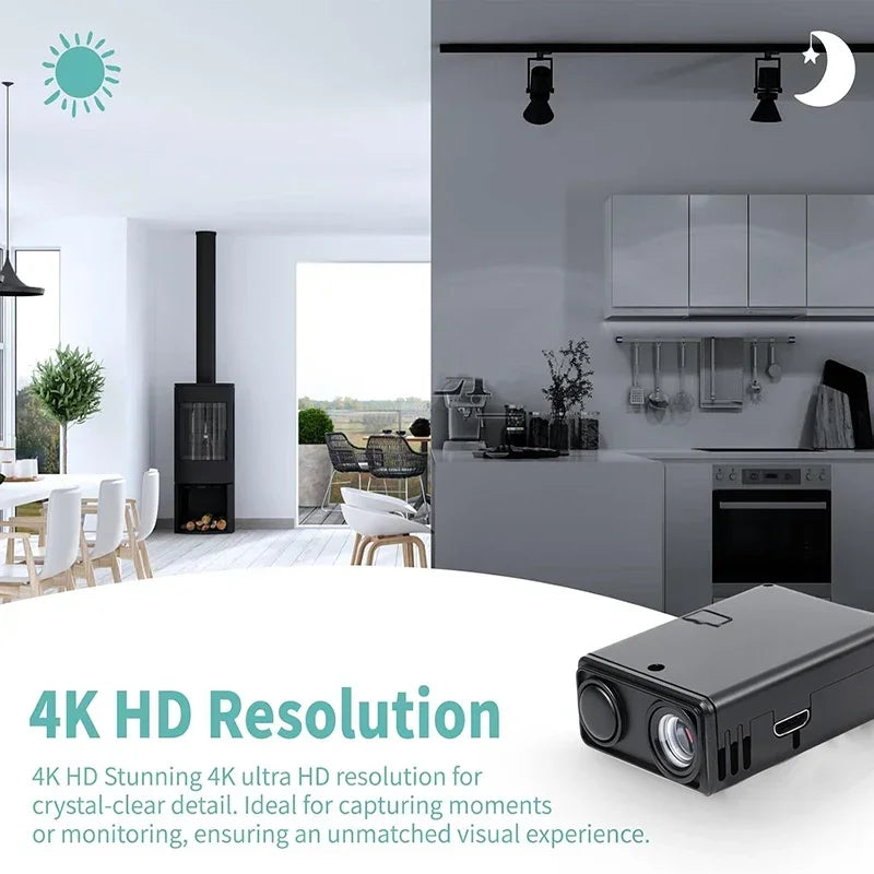 كاميرا مراقبة Wi-Fi بدقة 4K – للمراقبة المنزلية