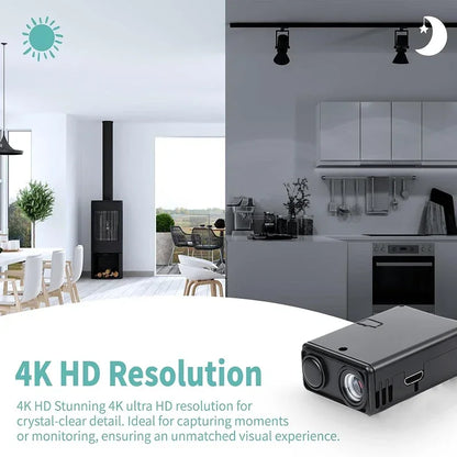 كاميرا مراقبة Wi-Fi بدقة 4K – للمراقبة المنزلية