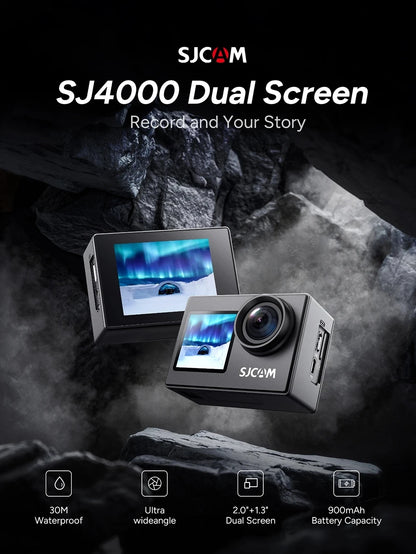 SJCAM SJ4000 Dual-Screen – كاميرا رياضية 4K بشاشتين