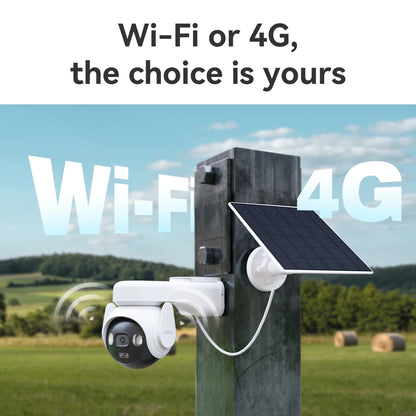 كاميرا مراقبة IMOU 5MP خارجية 4G وWi-Fi ببطارية وطاقة شمسية