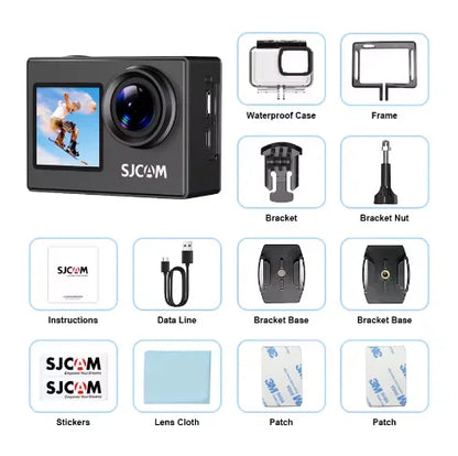SJCAM SJ4000 Dual-Screen – كاميرا رياضية 4K بشاشتين