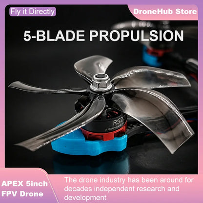 APEX 5″ FPV Drone Frame Kit – هيكل درون سباق من ألياف الكربون