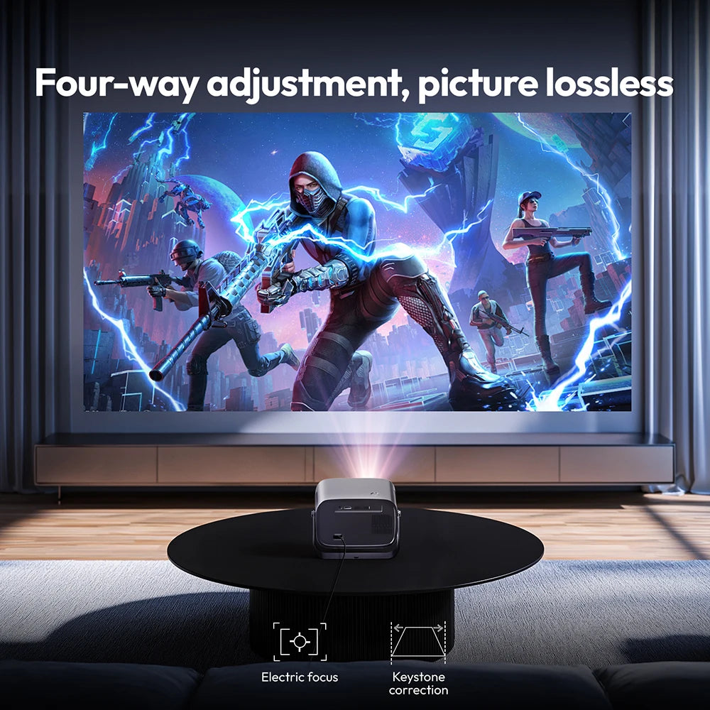 بروجكتور VEVSHAO A12 محمول 4K وWi-Fi 6 | متجرنا