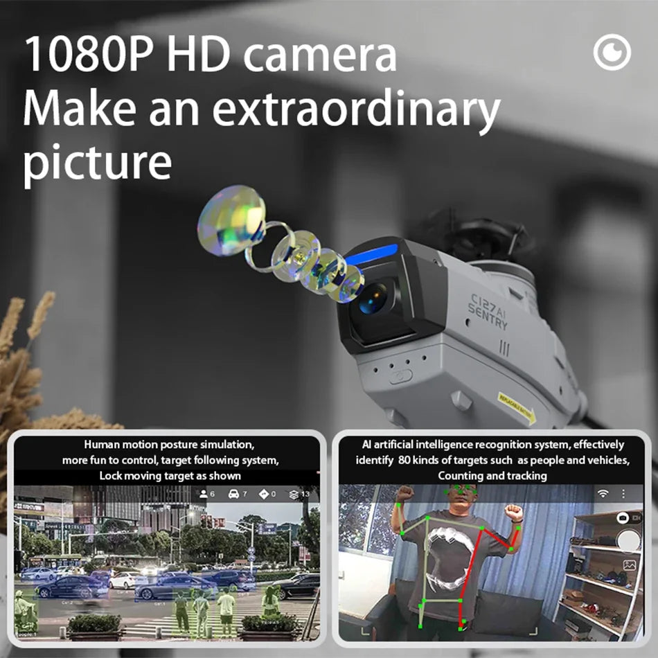 هليكوبتر C127 احترافية بمحرك Brushless وكاميرا HD مع تقنية FPV وتحكم 4 قنوات، لتجربة طيران واقعية وتحكم أكثر دقة.  تصميم عملي وأداء قوي مناسبة لمحبي الطيران وتجارب التحكم الاحترافية.