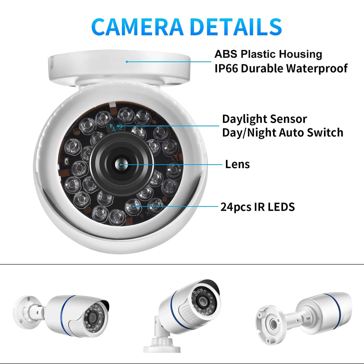 كاميرا مراقبة خارجية Gadinan AHD – 5MP