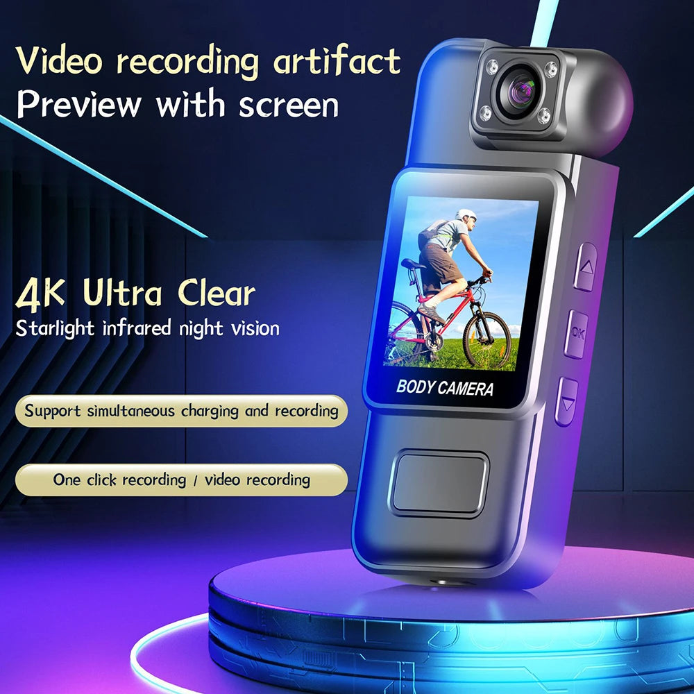 كاميرا Mini Wi-Fi 4K/2K/1080P – كاميرا جسم محمولة