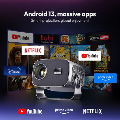 بروجكتور VEVSHAO A12 محمول 4K وWi-Fi 6 | متجرنا