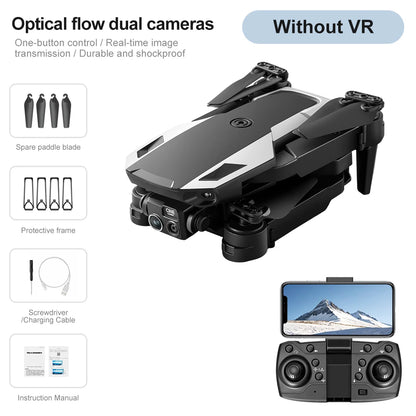 درون M1 قابل للطي بكاميرا HD ونظارة VR لتجربة تصوير وطيران ممتعة ومختلفة.