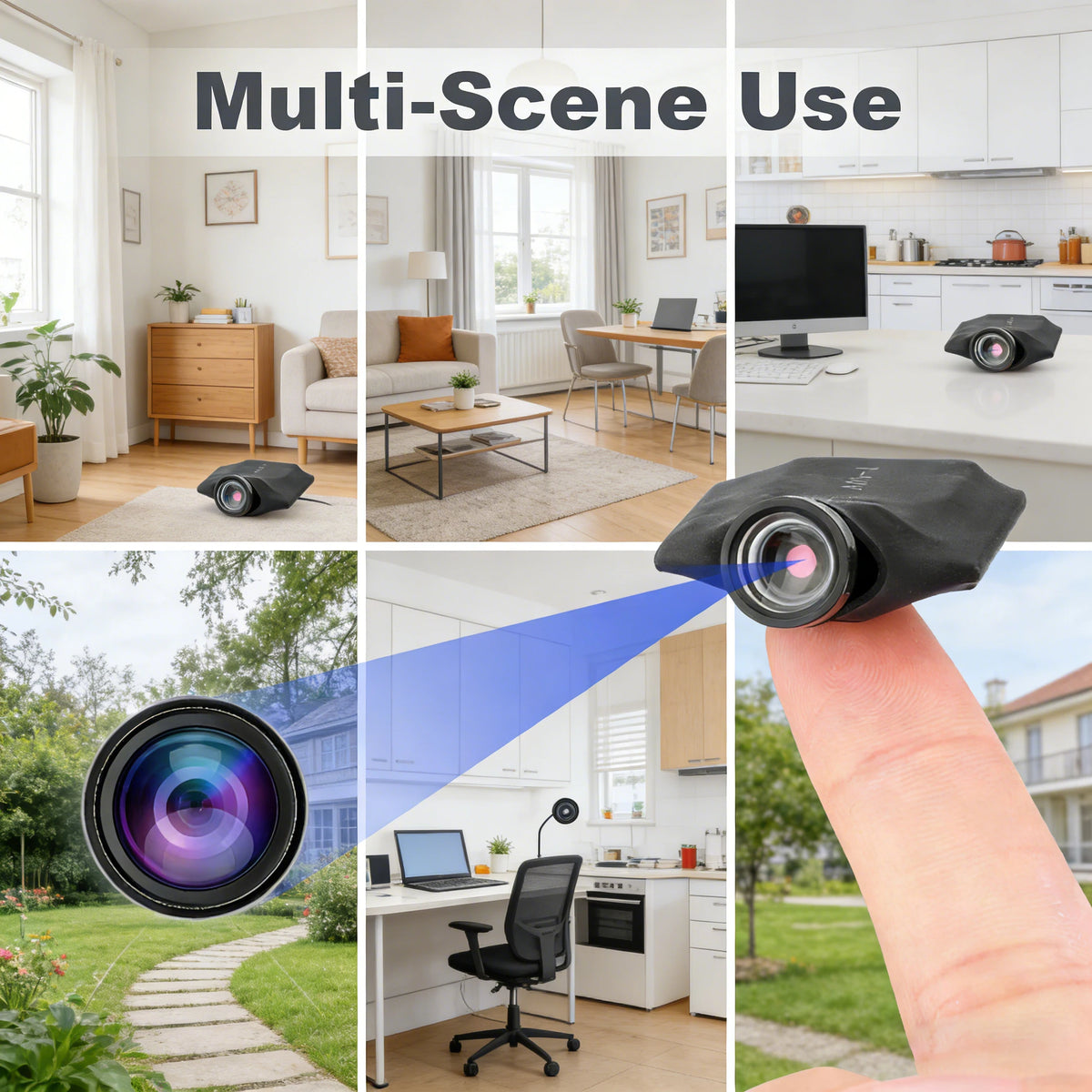 كاميرا مراقبة صغيرة DIY – Wi-Fi بدقة 1080P HD