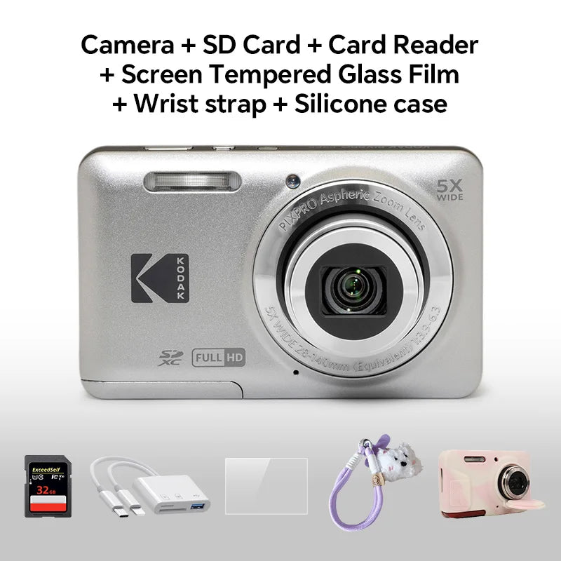 KODAK PIXPRO FZ55-RD – كاميرا رقمية 16MP