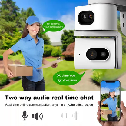كاميرا مراقبة خارجية لاسلكية 8MP بدقة 4K | كاميرا Wi-Fi للمراقبة