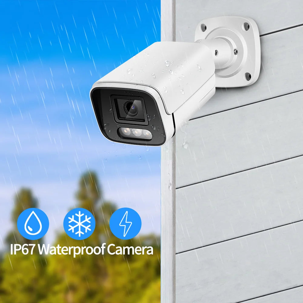 كاميرا مراقبة خارجية IP بدقة 8MP / 4K