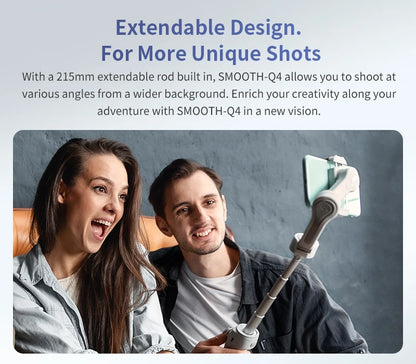 Zhiyun Smooth Q4 – جيمبال 3 محاور للهواتف الذكية