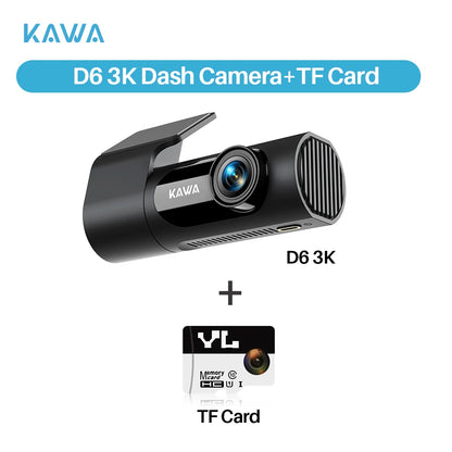 KAWA D6 – داش كام للسيارة بدقة 2K / 1440P