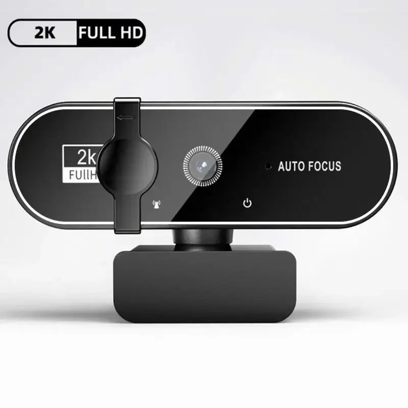 كاميرا ويب 4K للبث المباشر – مع Autofocus وميكروفون