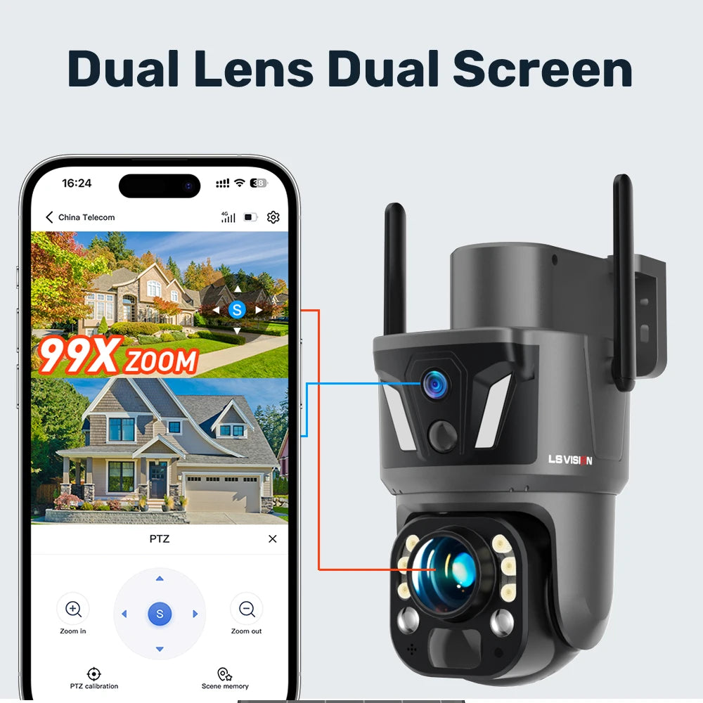كاميرا IMOU Bullet 2C Pro – مراقبة خارجية 5MP بتغطية 360°