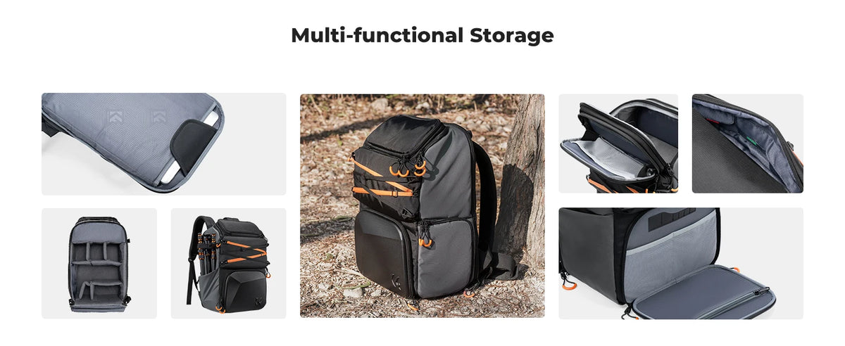 حقيبة كاميرا K&F Concept 25L Pro – احترافية ومقاومة للماء