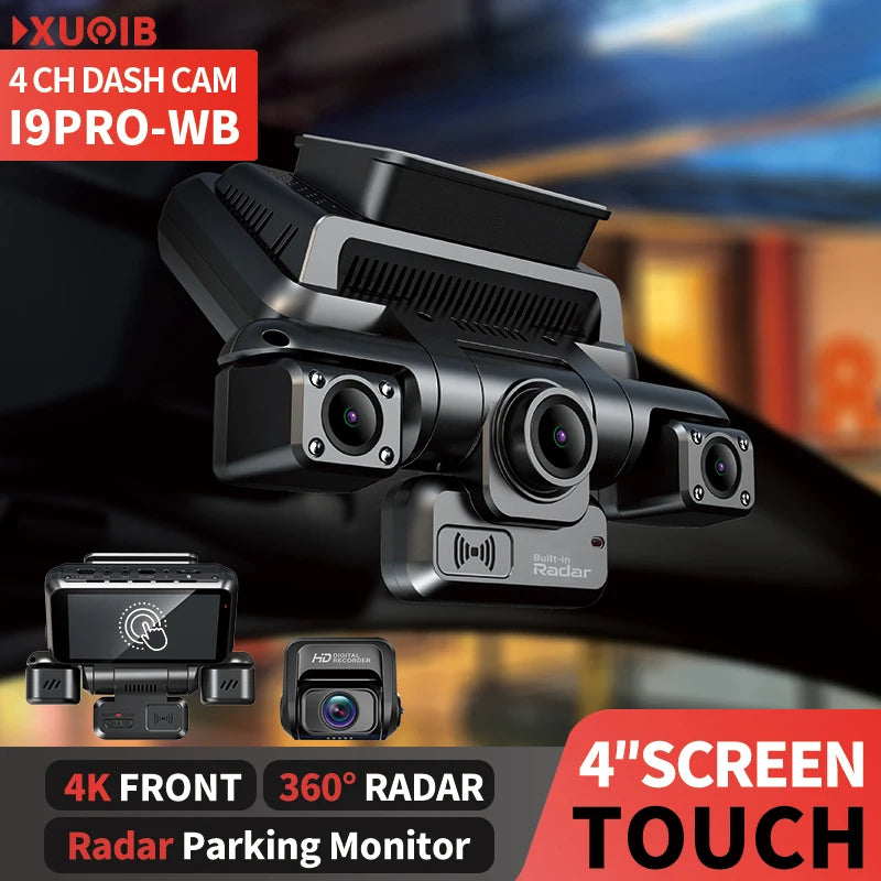 XUOIB I9 Pro-WB – داش كام 4 قنوات بدقة 4K