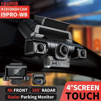XUOIB I9 Pro-WB – داش كام 4 قنوات بدقة 4K