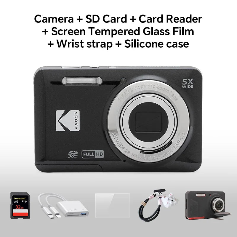 KODAK PIXPRO FZ55-RD – كاميرا رقمية 16MP