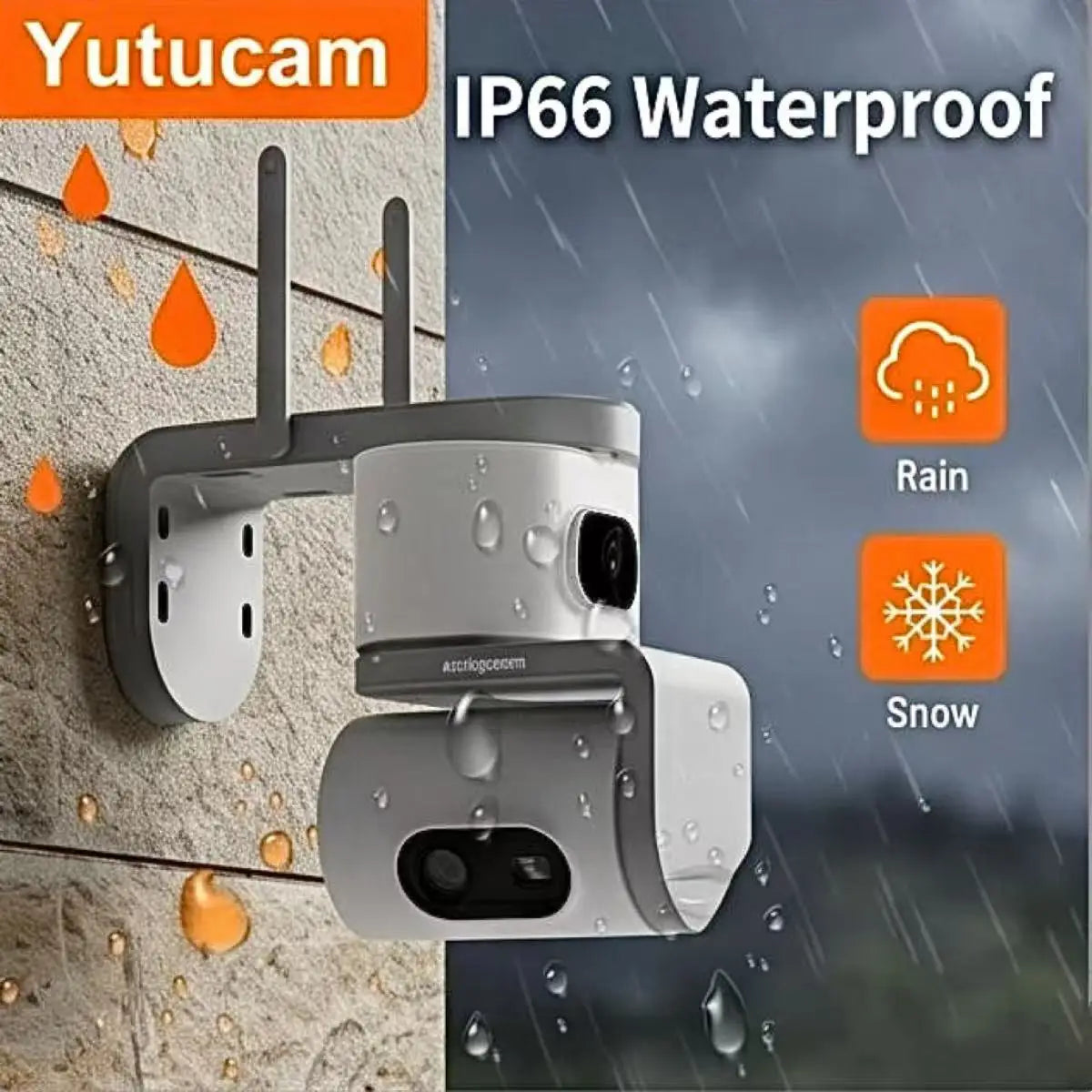 كاميرا مراقبة خارجية لاسلكية 8MP بدقة 4K | كاميرا Wi-Fi للمراقبة