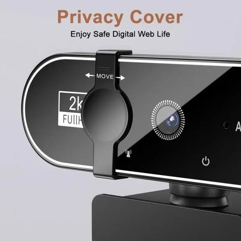 كاميرا ويب 4K للبث المباشر – مع Autofocus وميكروفون