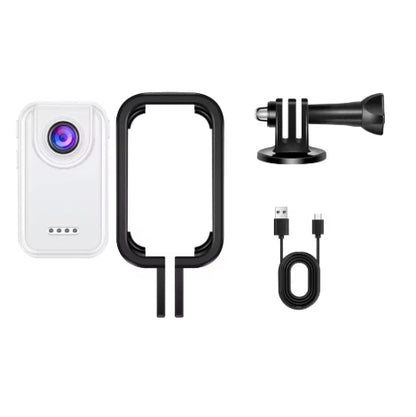 2K Mini Action Camera – كاميرا رياضية محمولة بشاشة قابلة للقلب