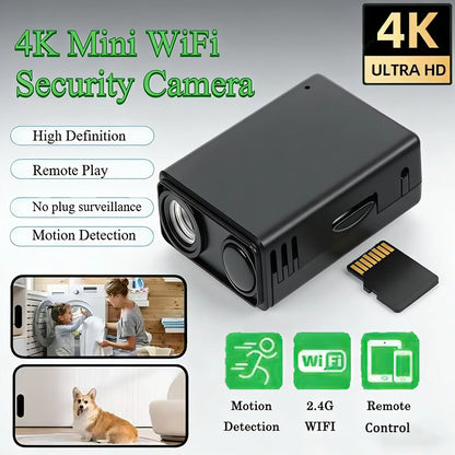 كاميرا مراقبة Wi-Fi بدقة 4K – للمراقبة المنزلية