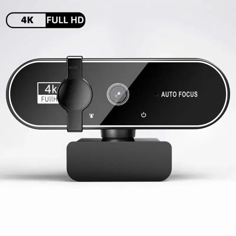 كاميرا ويب 4K للبث المباشر – مع Autofocus وميكروفون