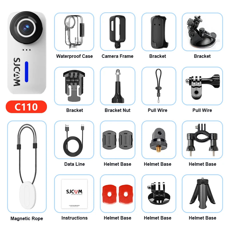 SJCAM C110 – كاميرا رياضية مقاومة للماء 4K