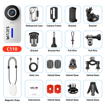 SJCAM C110 – كاميرا رياضية مقاومة للماء 4K