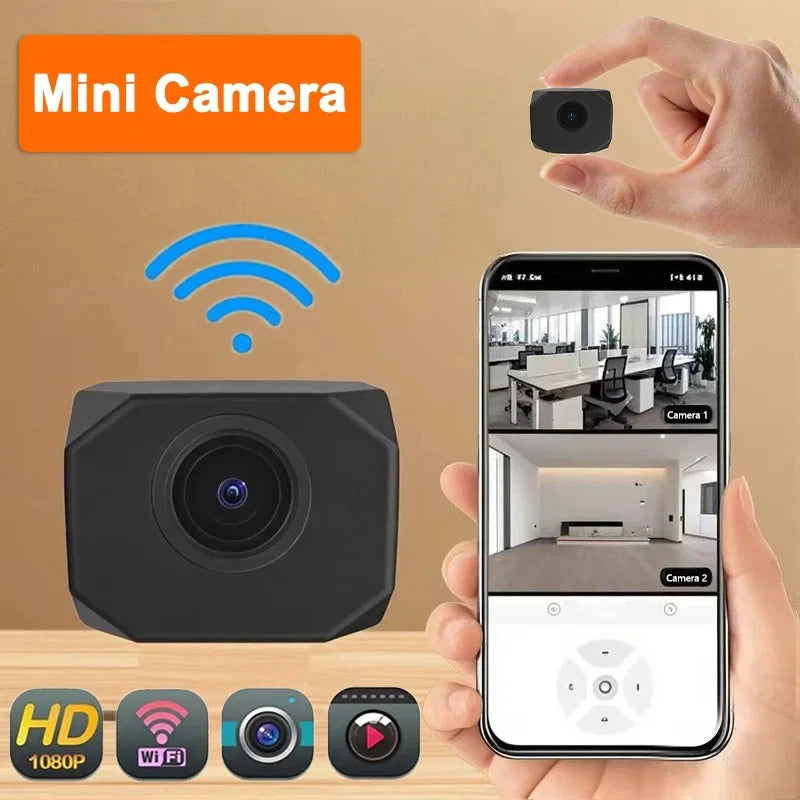 كاميرا Mini Wi-Fi بدقة 1080P – مراقبة منزلية عن بُعد