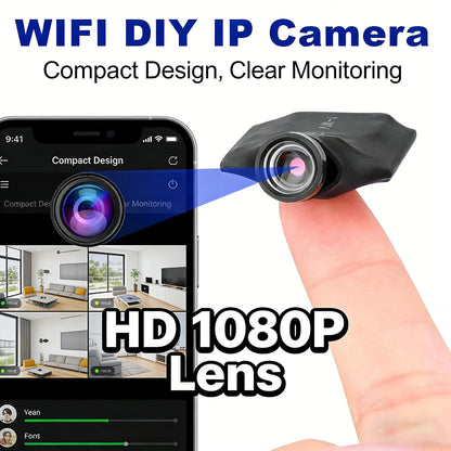 كاميرا مراقبة صغيرة DIY – Wi-Fi بدقة 1080P HD