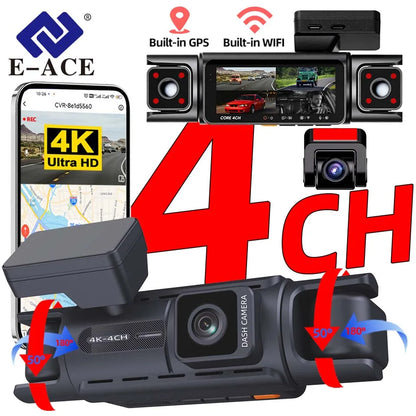 E-ACE – داش كام 4 قنوات بدقة 4K UHD